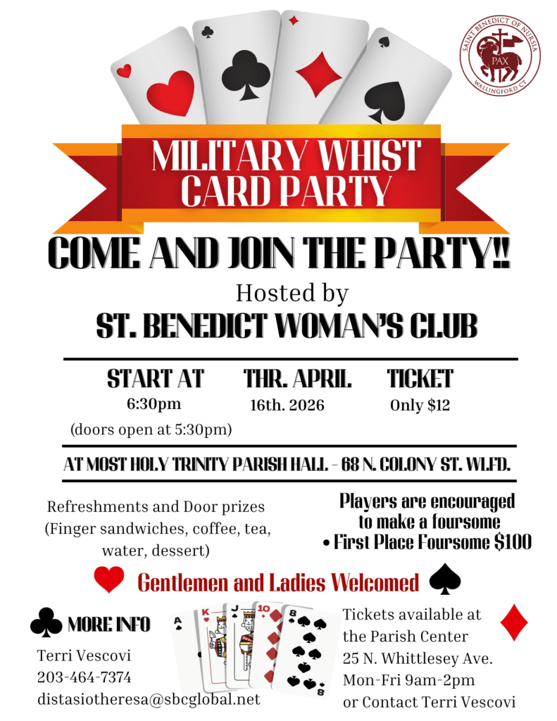 Military Whist Card Party